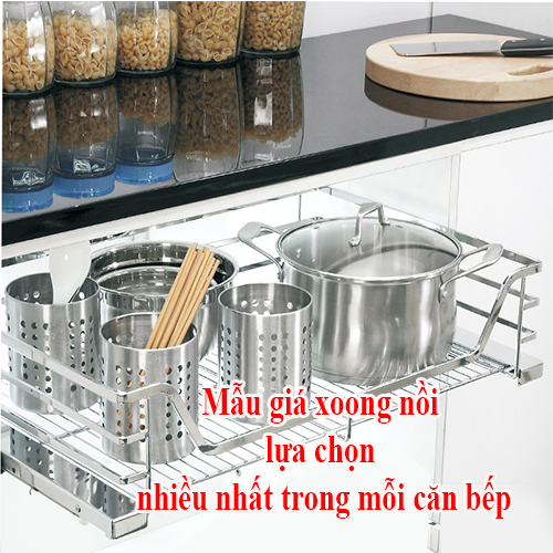 Lý do giá để xoong nồi inox 304 cho tủ bếp ưa chuộng