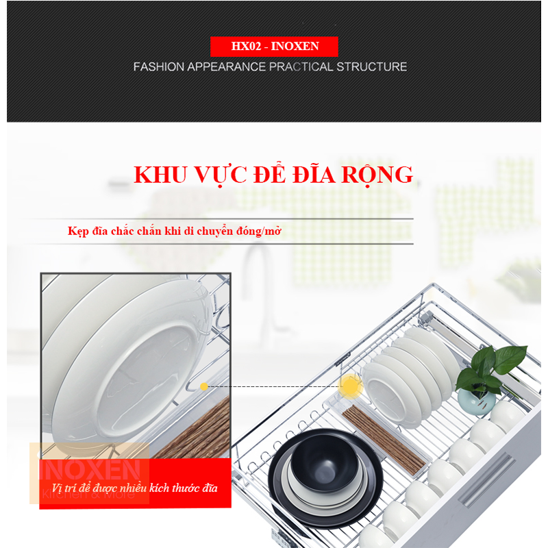 Giải pháp lưu trữ xoong nồi gọn – sạch – tiện: Chọn ngay giá xoong nồi INOXEN