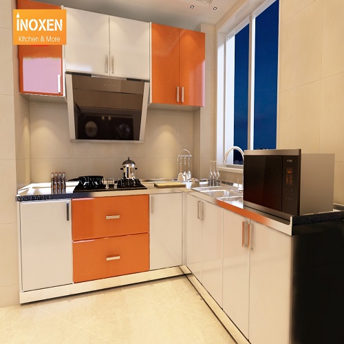 Gợi ý một số mẫu trang trí cho tủ bếp chữ L