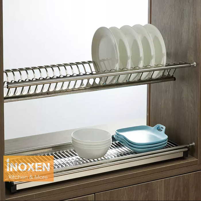 giá bát đĩa cố định chữ V