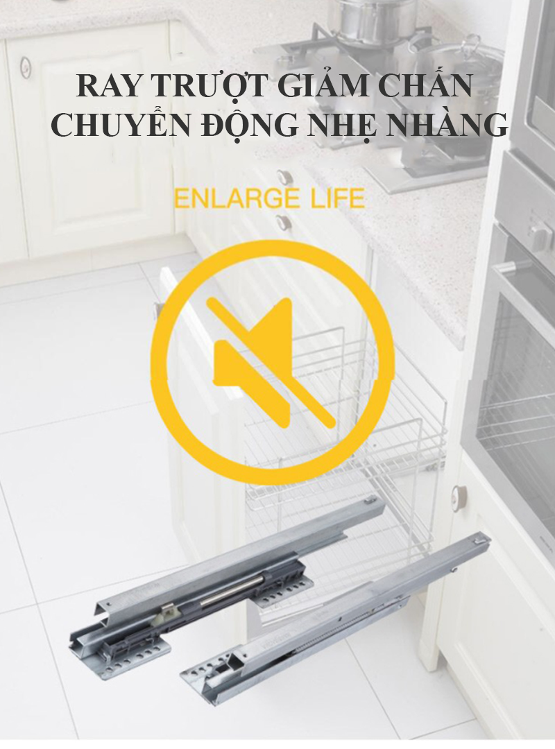 KỆ ĐỰNG CHAI LỌ GIA VỊ HC02 INOXEN