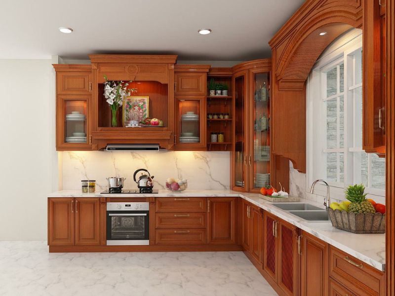 Màu sắc của gỗ tự nhiên mang tính truyền thống