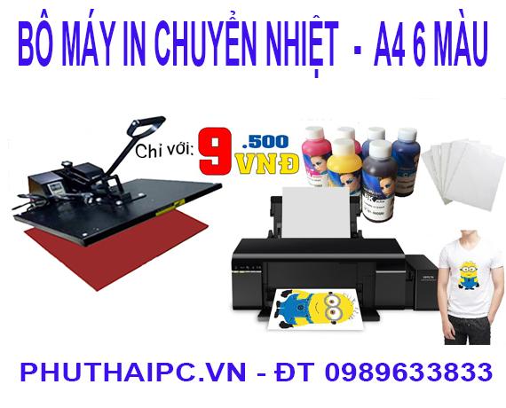 In chuyển nhiệt lên vải poliester