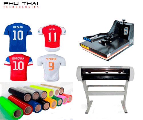 Máy in áo thể thao - Máy in áo bóng đá
