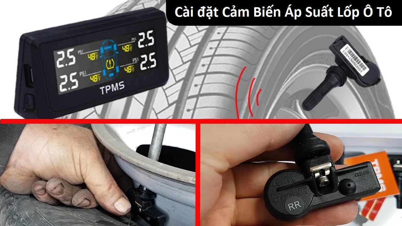 Cài đặt Cảm Biến Áp Suất Lốp Ô Tô