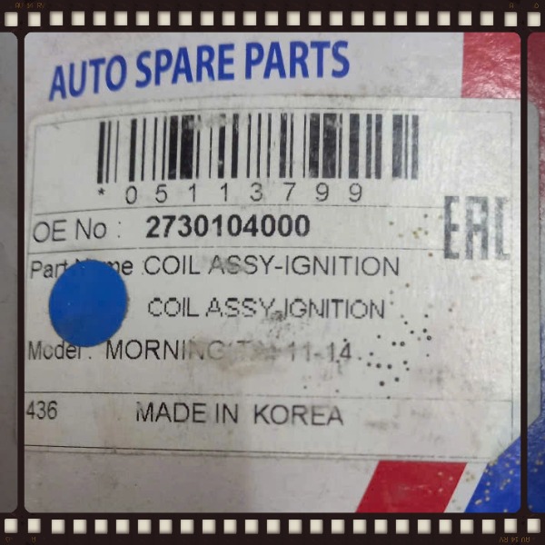 Mô bin đánh lửa Kia Morning 2011-2015 | 2730104000