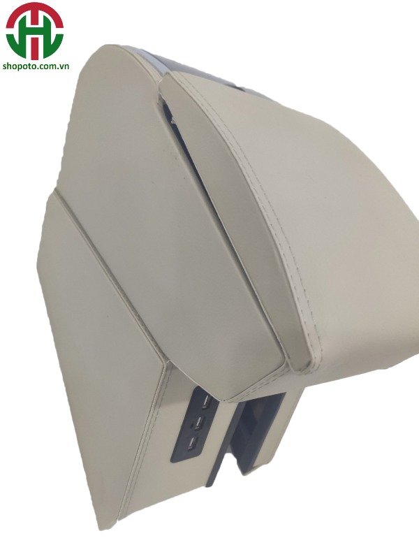 Hộp tỳ tay Hyundai I10 màu kem