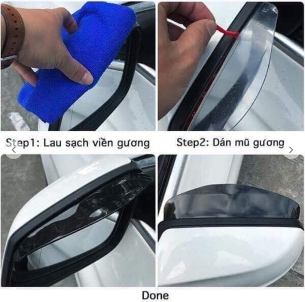 Ốp viền gương chiếu hậu ô tô