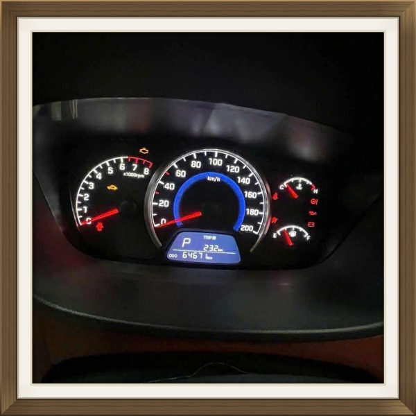 Cụm bảng đồng hồ taplo xe Hyundai i10 2019 Mã 94001-B4570