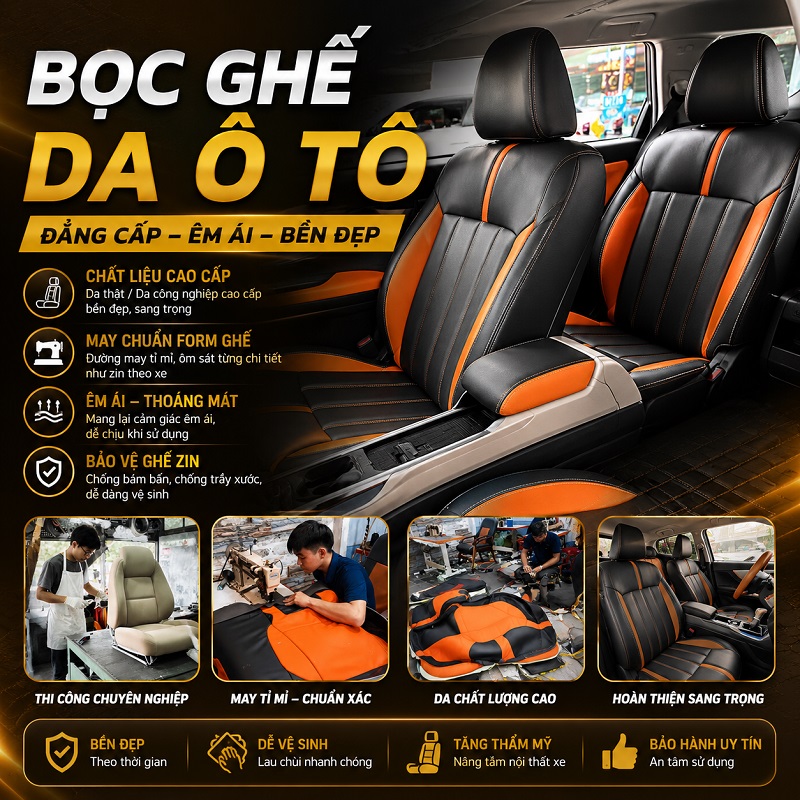 Bọc ghế da ô tô