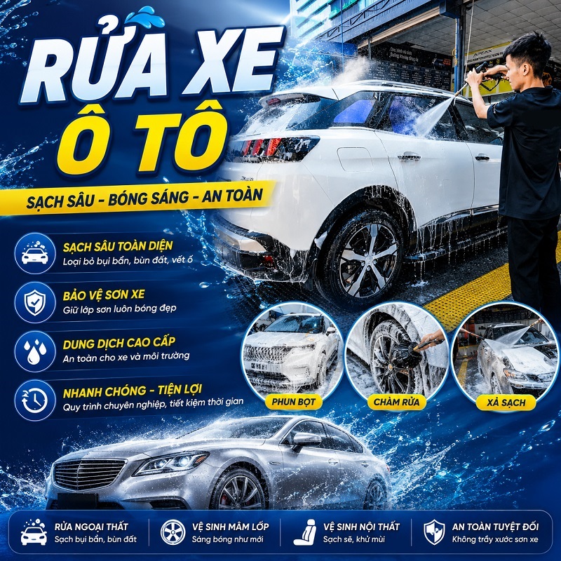 Rửa xe ô tô