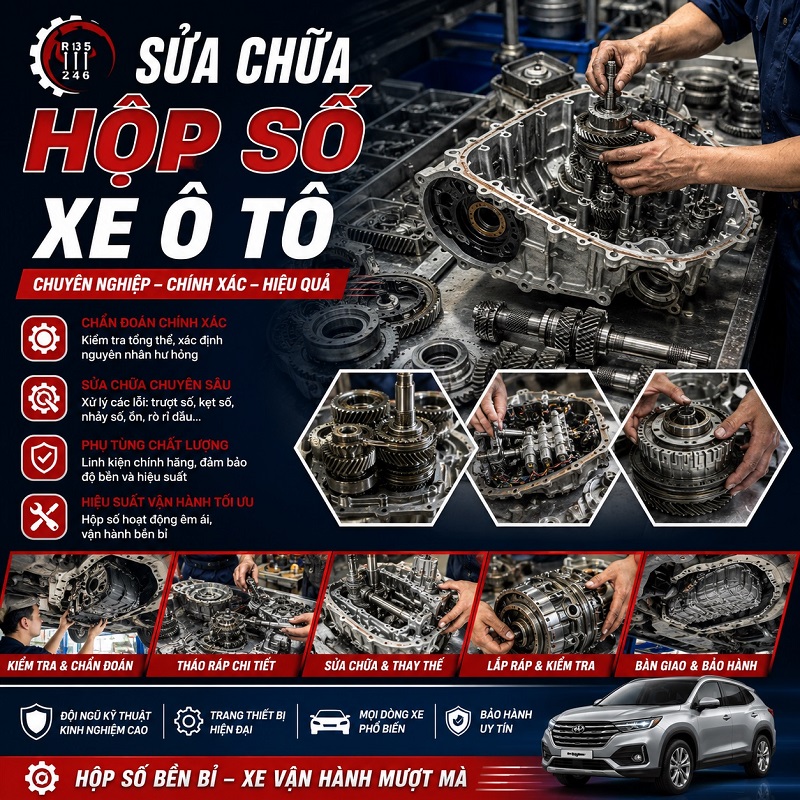 Sửa chữa hộp số