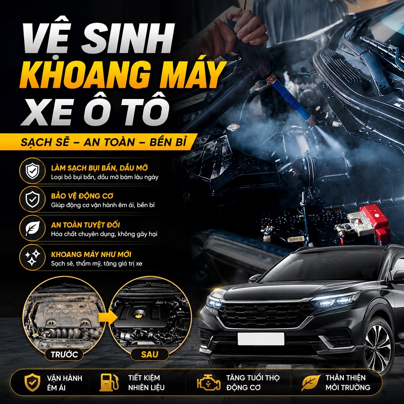 Vệ sinh khoang máy