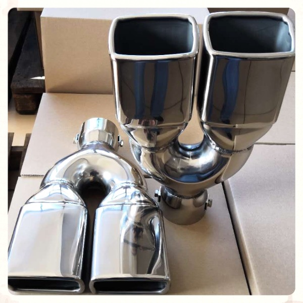 Đuôi bô - chụp bô - ống xả đôi ô tô