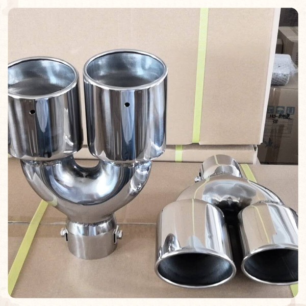 Đuôi bô - chụp bô - ống xả đôi ô tô