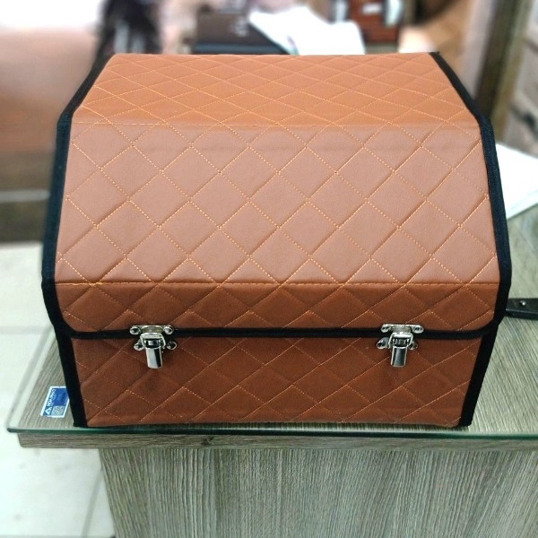 Thùng đựng đồ đặt trong cốp xe bằng da 5D cao cấp