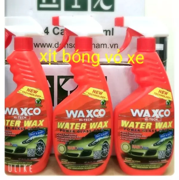 Bộ sản phẩm chăm sóc xe của Waxco