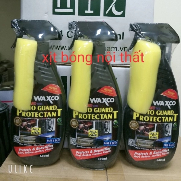 Bộ sản phẩm chăm sóc xe của Waxco