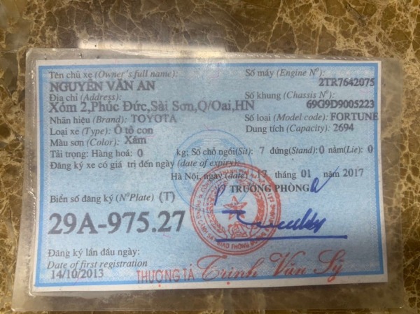 Toyota Fortuner AT 2013