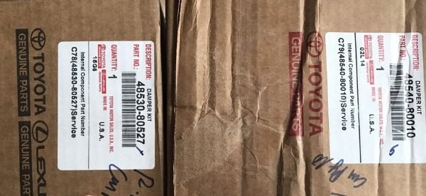 Giảm xóc trước sau Toyota Camry LE 2010 Xuất Mỹ