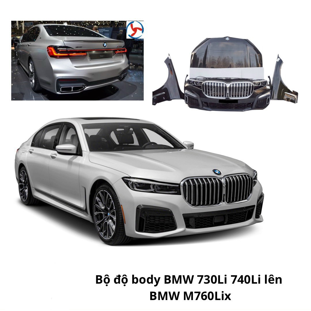 Bộ Body Kit độ nâng đời xe BMW 730 Li độ lên BMW M760 Lxi