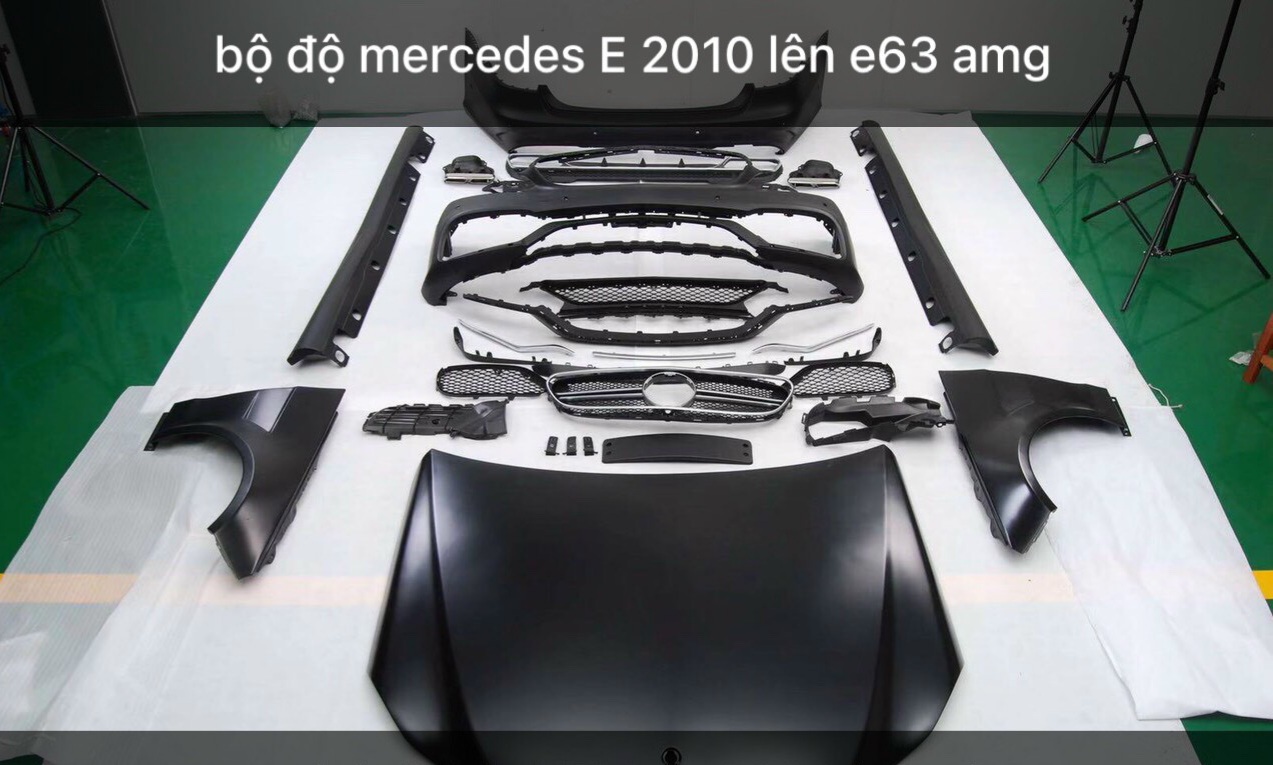 Bộ Body Kit độ nâng đời xe Mercedes E200 độ lên Mercedes E63 AMG