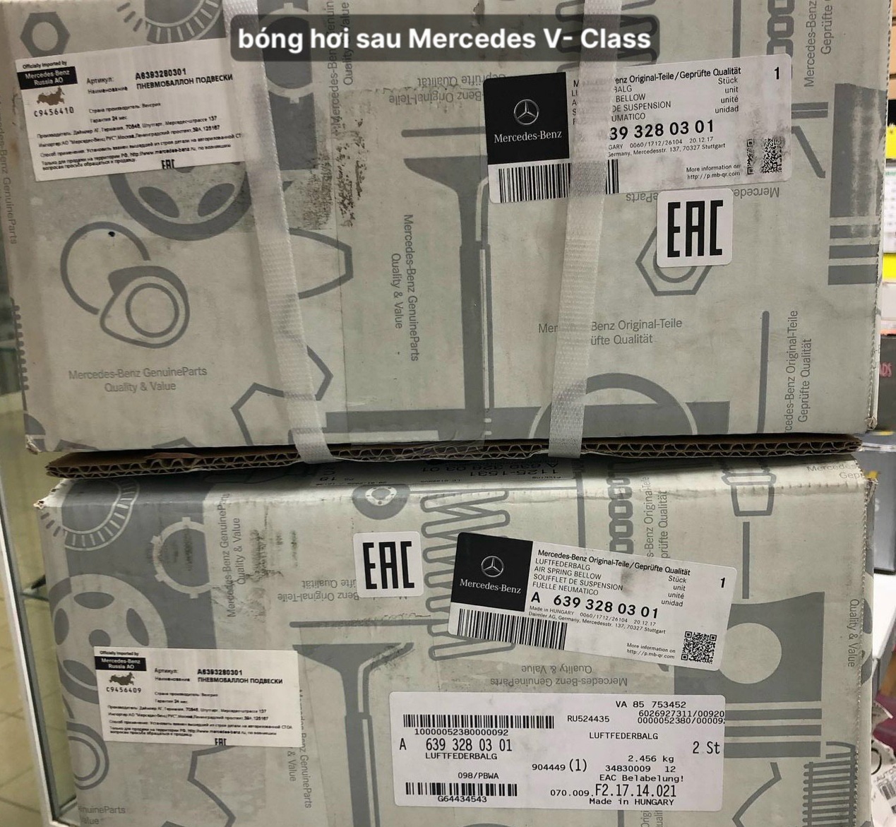 Bóng hơi giảm xóc Mercedes V250