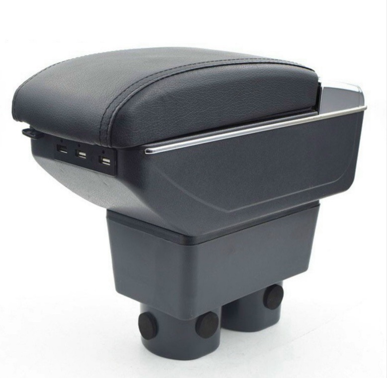 Hộp tỳ tay Toyota Vios 2019, 2020 màu đen