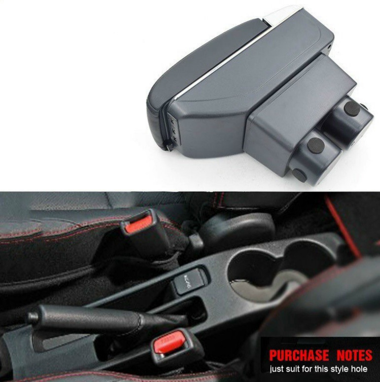 Hộp tỳ tay Toyota Vios 2019, 2020 màu đen