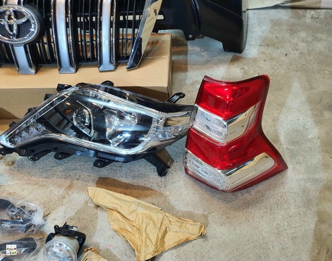 Bộ bodykit nâng đời xe Toyota Land Cruise Prado 2010 lên 2016