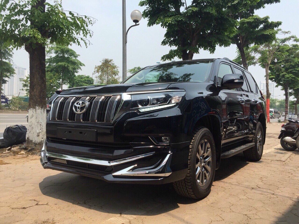Ốp cản trước sau Toyota Prado 2021