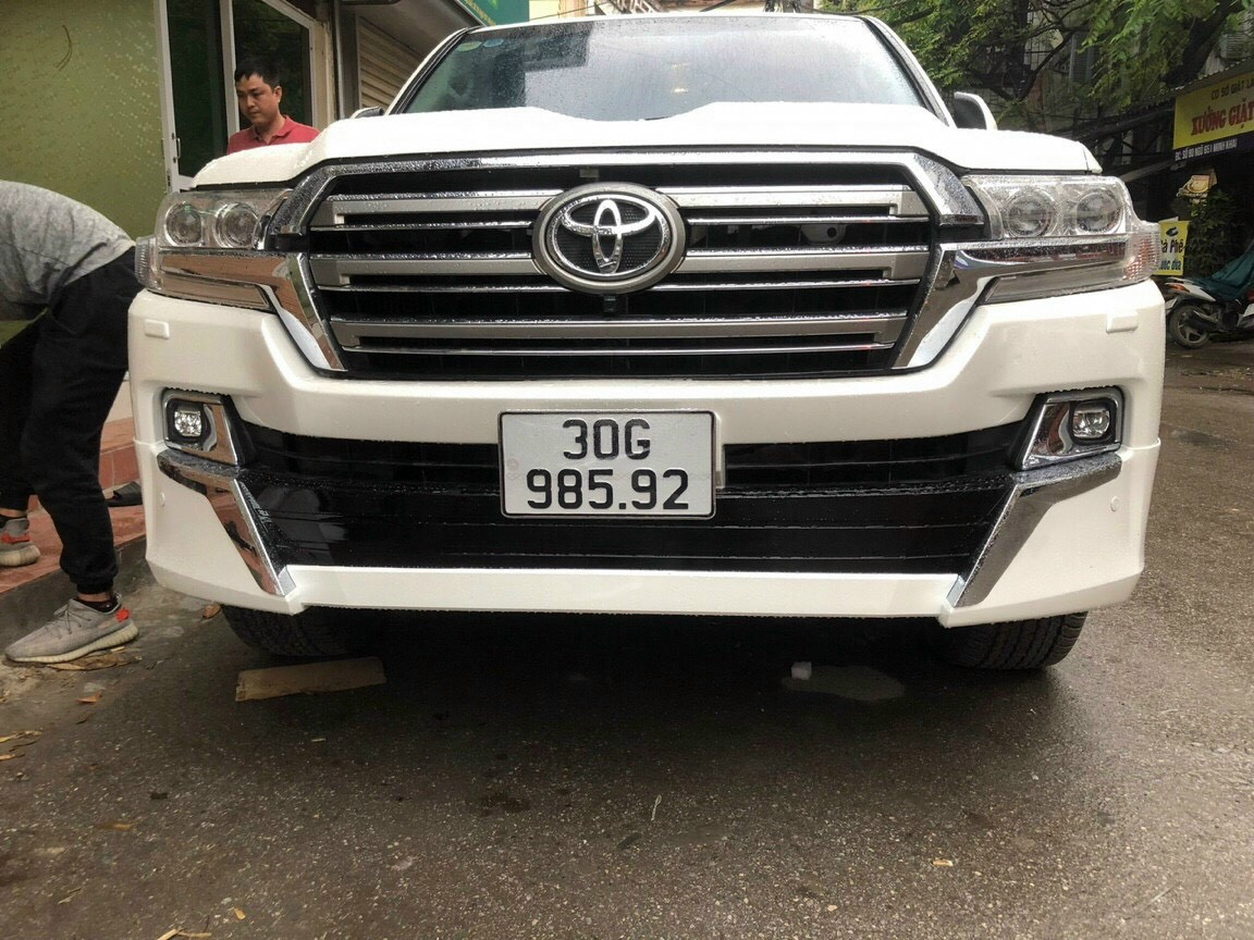 Ốp cản trước sau Toyota Land Cruiser 2016 - 2021