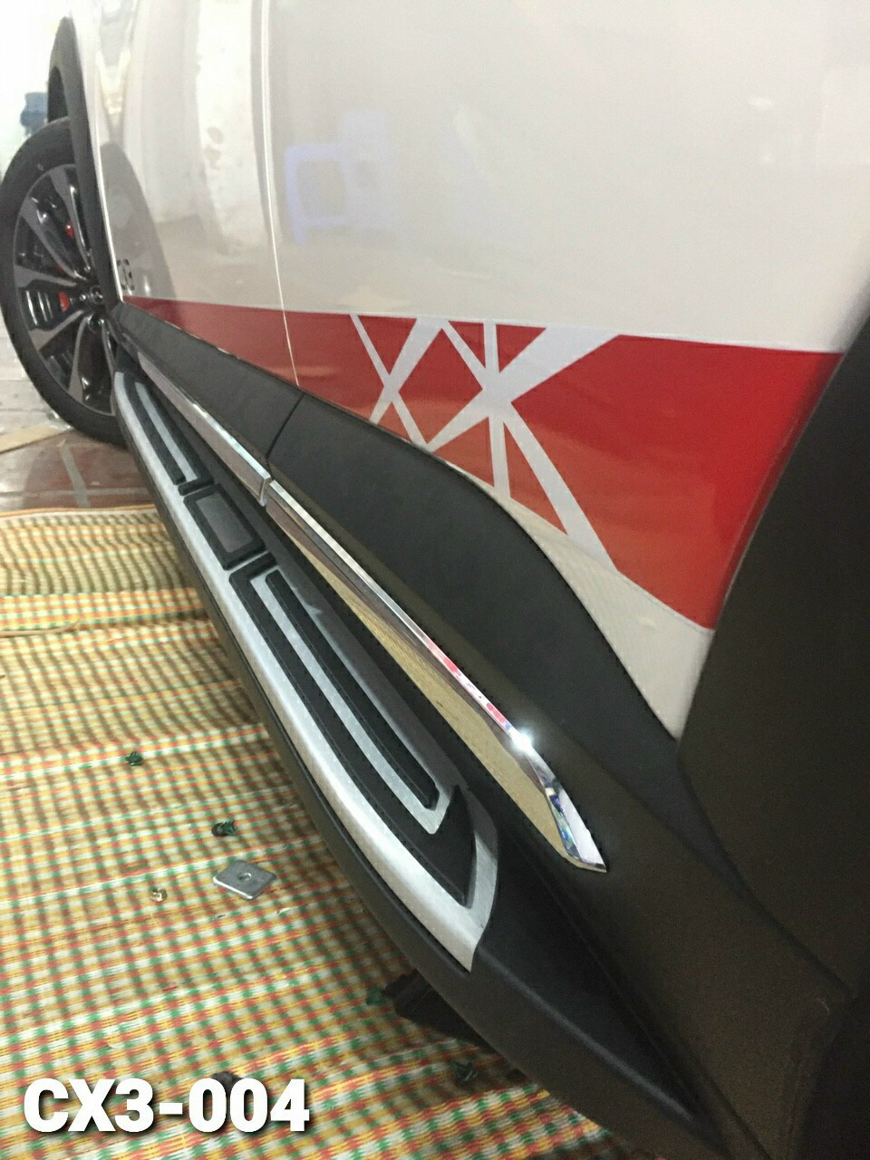 Bậc lên xuống - Bệ bước chân xe Mazda CX3