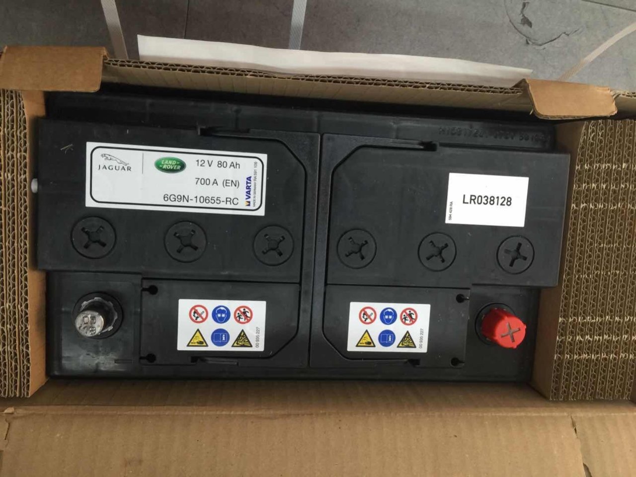 Bình ắc quy chính hãng xe Range Rover Sport 2010-2013