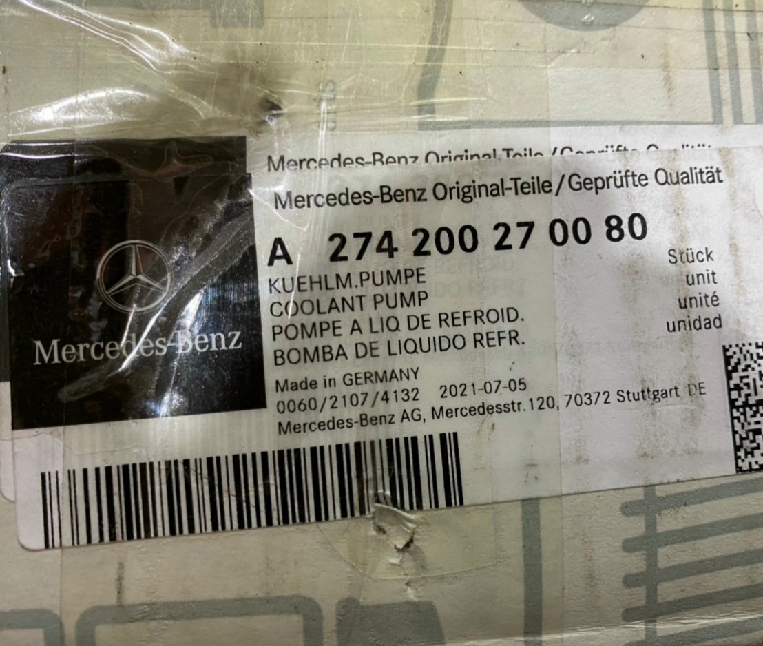 Bơm nước động cơ Mercedes GLC300 Mã A 274 200 2700 80