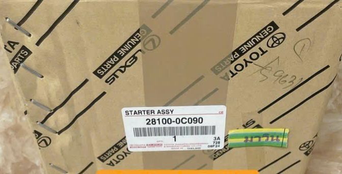 Củ đề - máy đề xe Toyota Innova 2020 Mã 28100-0C090