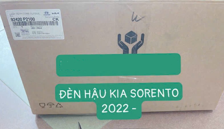 Đèn hậu Kia Sorento 2021-2023 Mã 92420-P2100; 92410-P2100