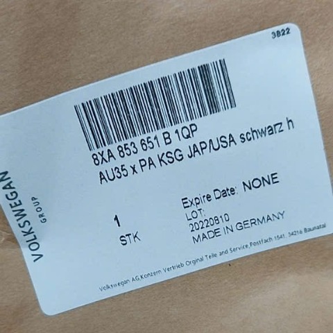 Mặt ca lăng Audi A1 2015-2018 Mã 8XA853651B1QP