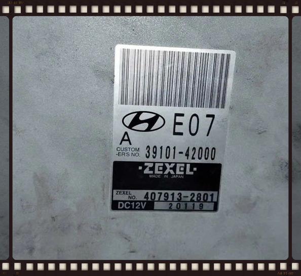 Hộp đen ECU xe Hyundai Starex 2012 Máy 2.5 Mã 3910142000