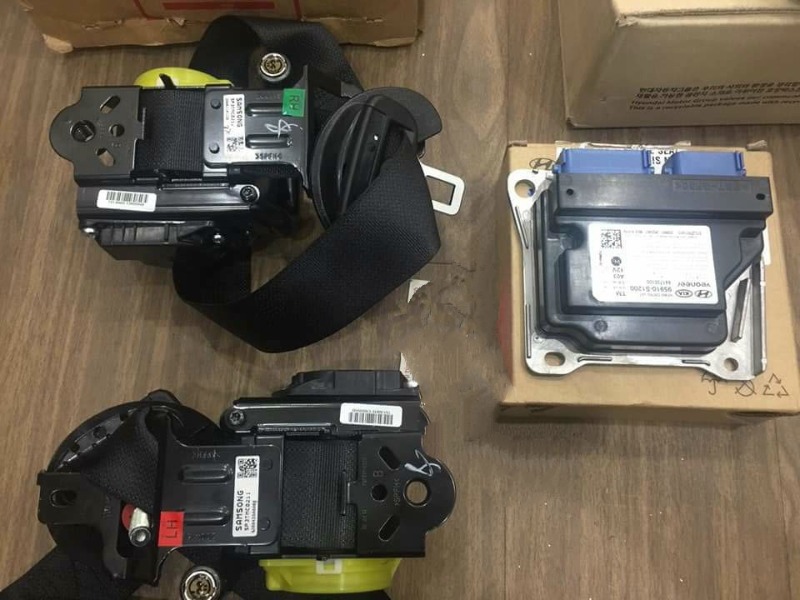 Bộ Túi khí Dây đai an toàn Hyundai Santafe 2019-2021