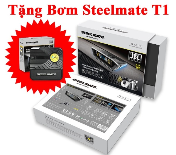 Cảm biến áp suất lốp van trong Steelmate TP-S10I