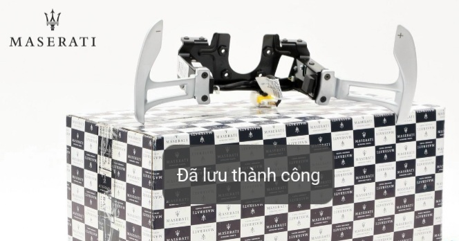 Mái chèo sang số xe Maserati Quattroporte