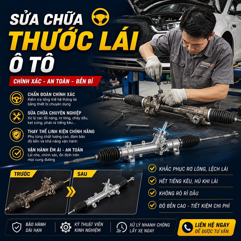 Sửa chữa thước lái ô tô