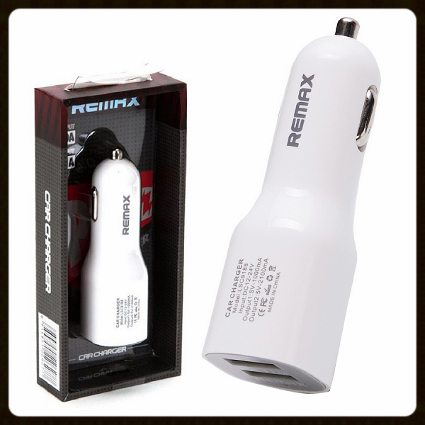 Sạc ô tô Remax 2 cổng USB