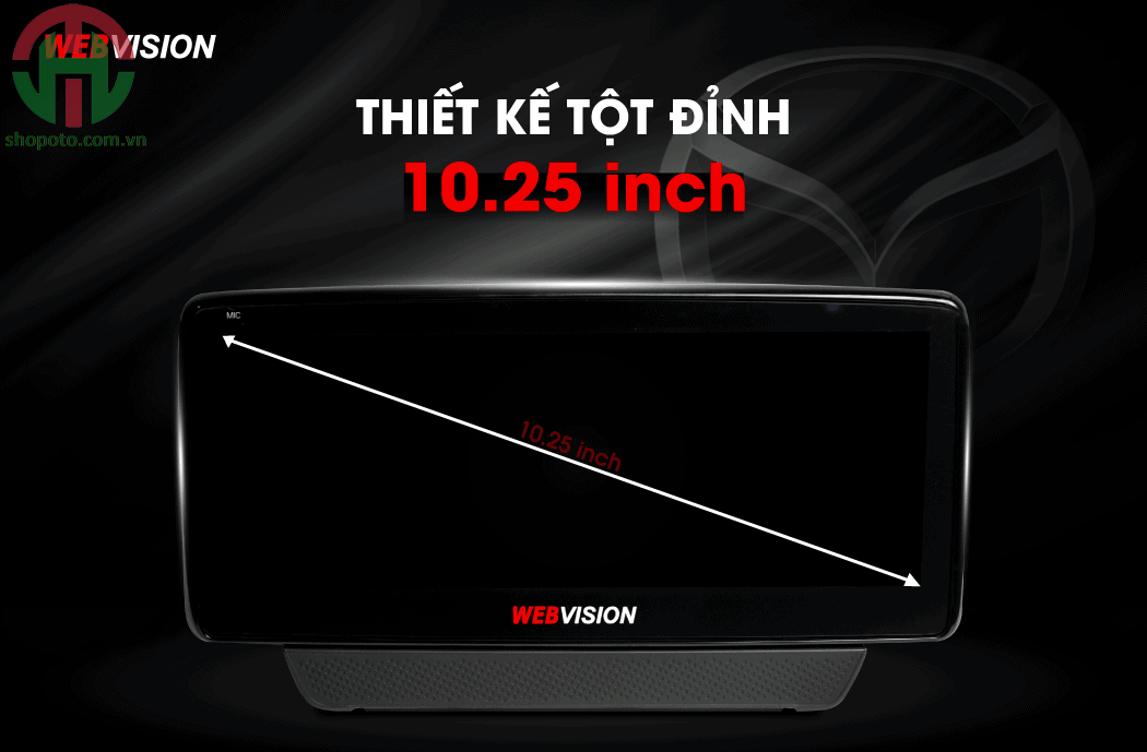 Màn hình DVD Webvision Mazda 2 hai hệ điều hành