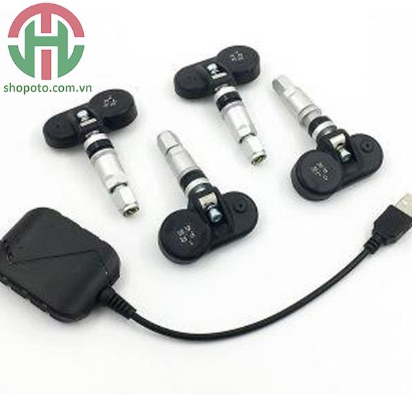 Cảm biến áp suất lốp van trong TPMS - Tích hợp màn Android