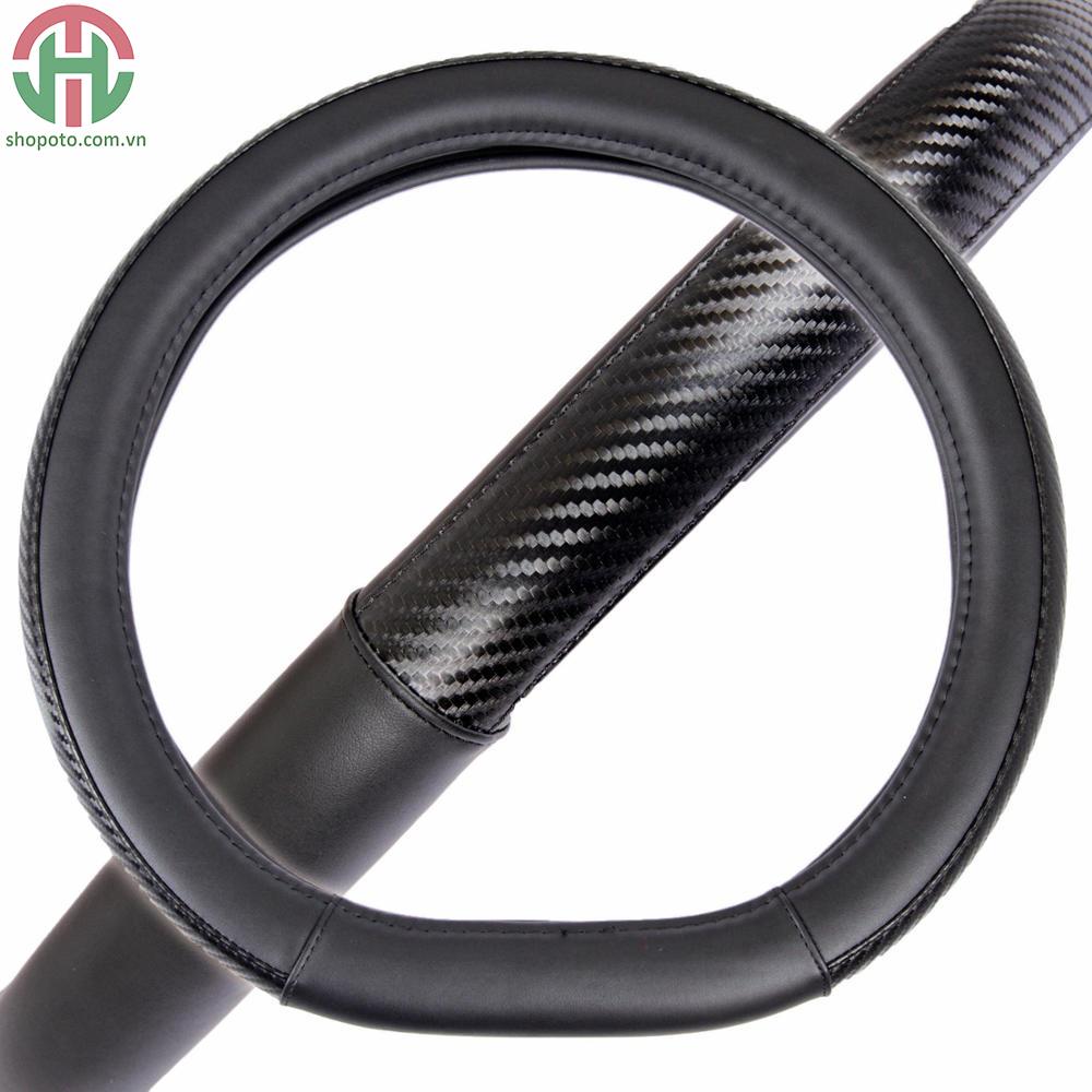 Bọc vô lăng carbon