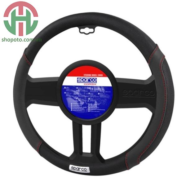 Bọc vô lăng Sparco 1113BK