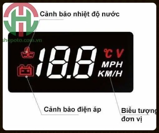Hiển thị tốc độ kính lái HUD A100