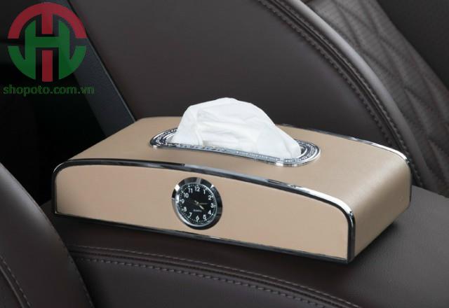 Hộp đựng giấy trên xe ô tô